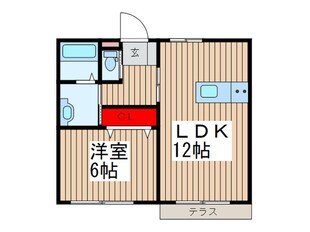 パ－クハイム宮代の物件間取画像